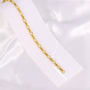 Pulseira Malha com Elos Ovais