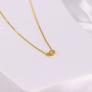 Colar Choker com Ponto de Luz Cristal